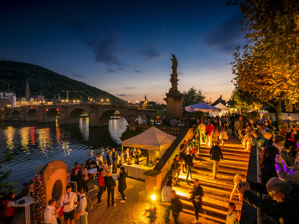 Schlossbeleuchtung, Nepomukterrasse